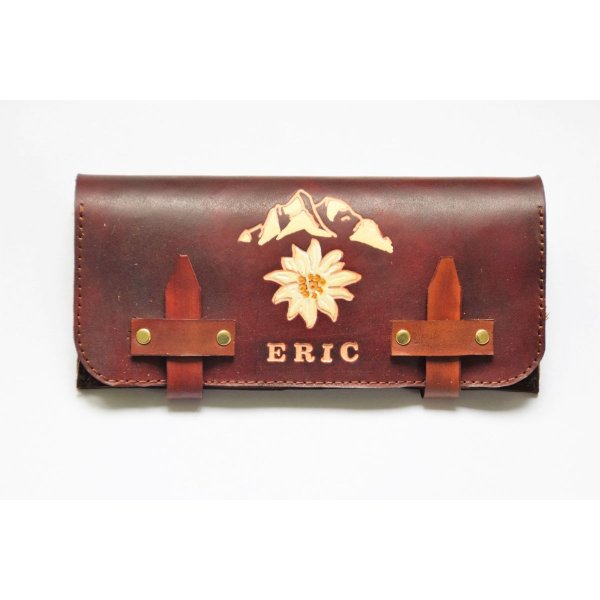 blague à tabac cuir personnalisable