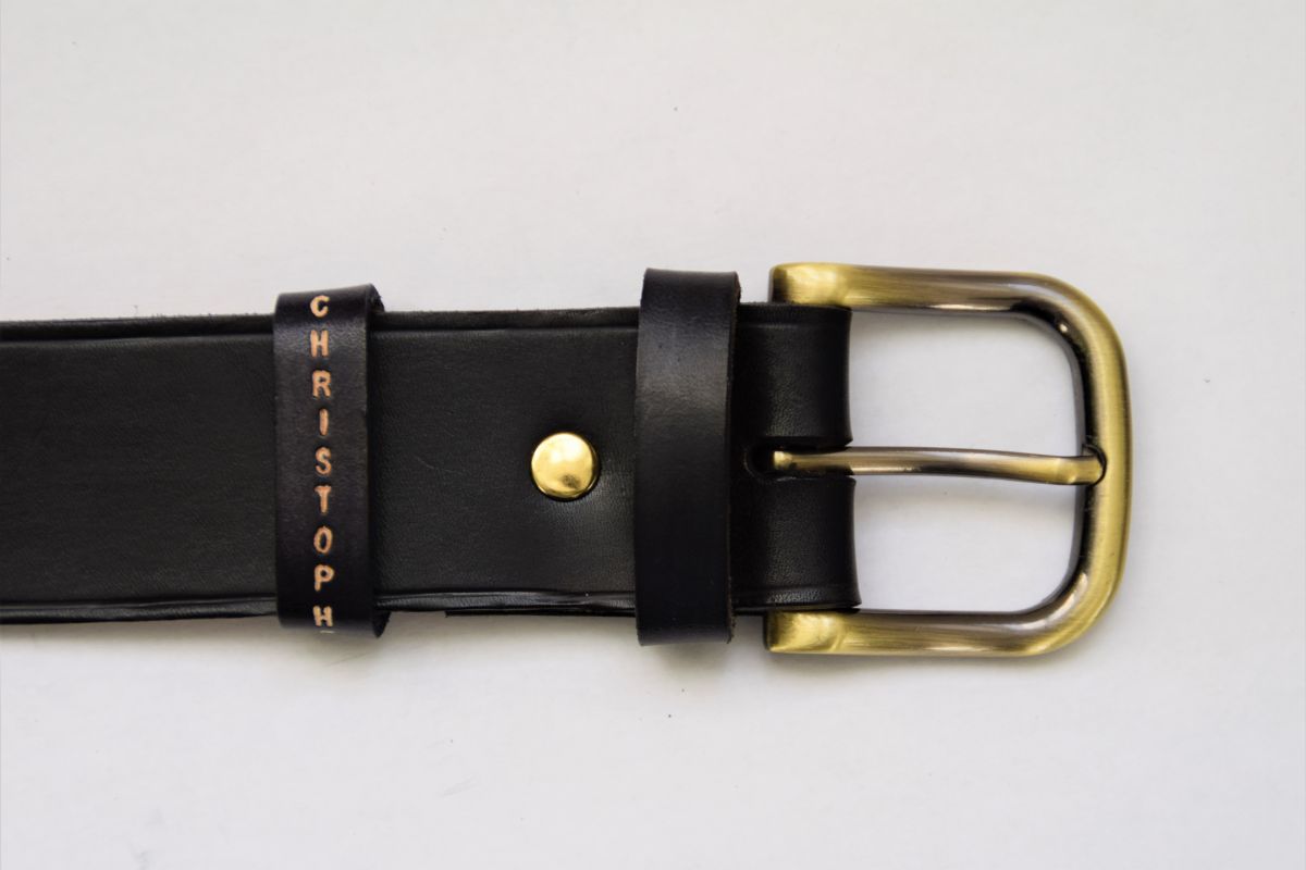 Ceinture cuir artisanal 2.5 cm