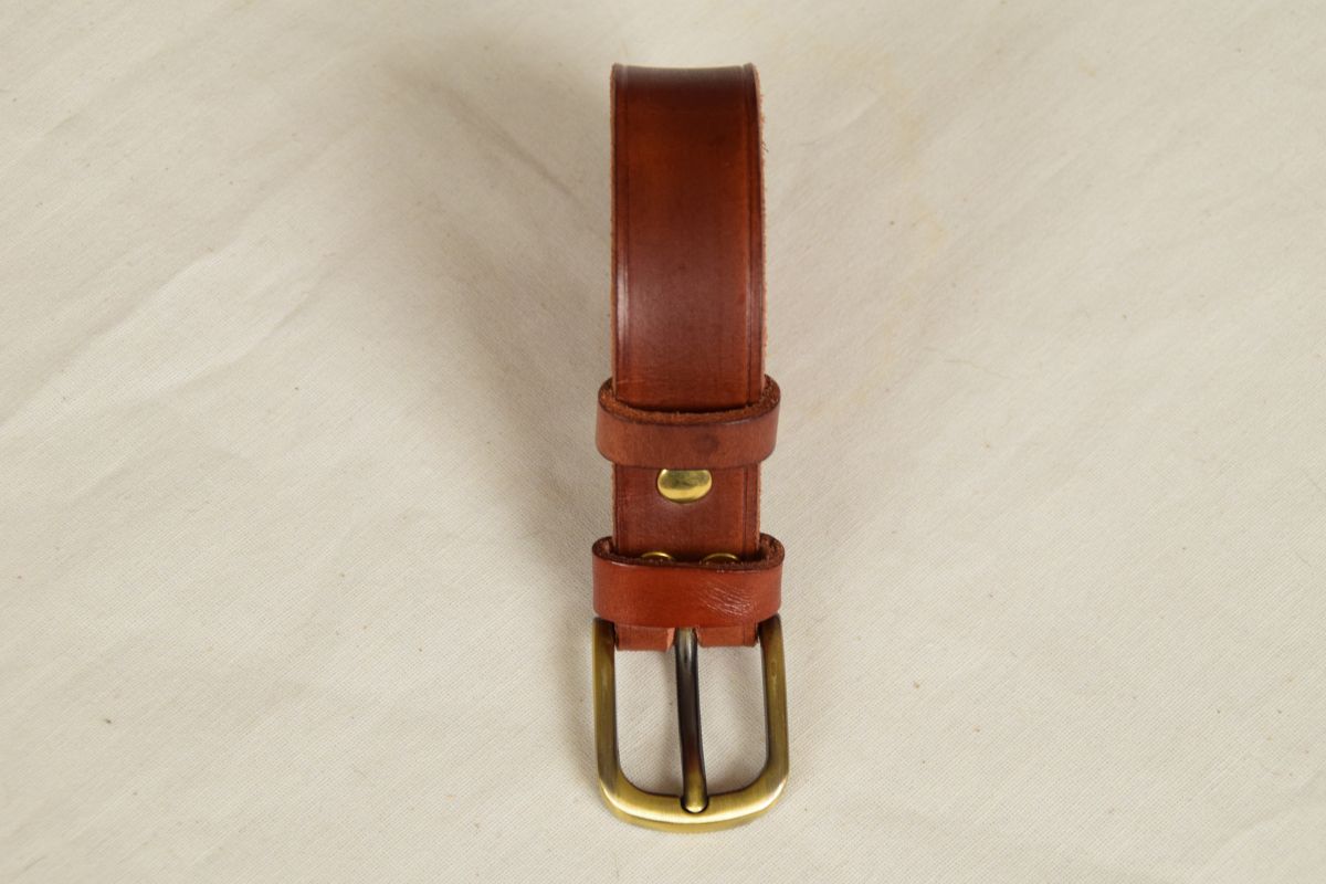 Ceinture cuir artisanal 2.5 cm