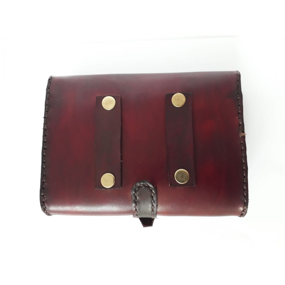 Pochette rabat en cuir sur mesure - MF-maroquinerie - La Passion du Cuir -  Artisan du cuir dans le Tarn proche Toulouse