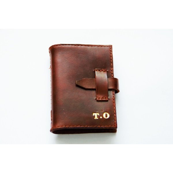 porte-carte cuir personnalisable au prénom