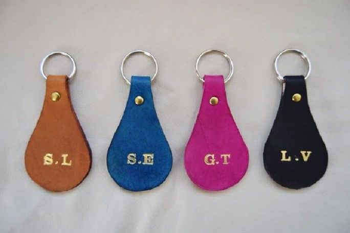 Porte Clefs en cuir Personnalisé