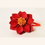barette clip fleur originale